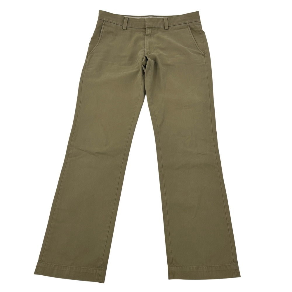 Banana‎ Republic Aiden Chino Pants Mens 31x32 (Act 32x30.5) Khaki Straight Fit